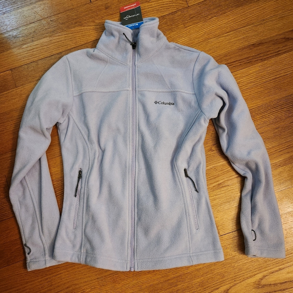 Zip up Columbia Fleece, Lavender XS